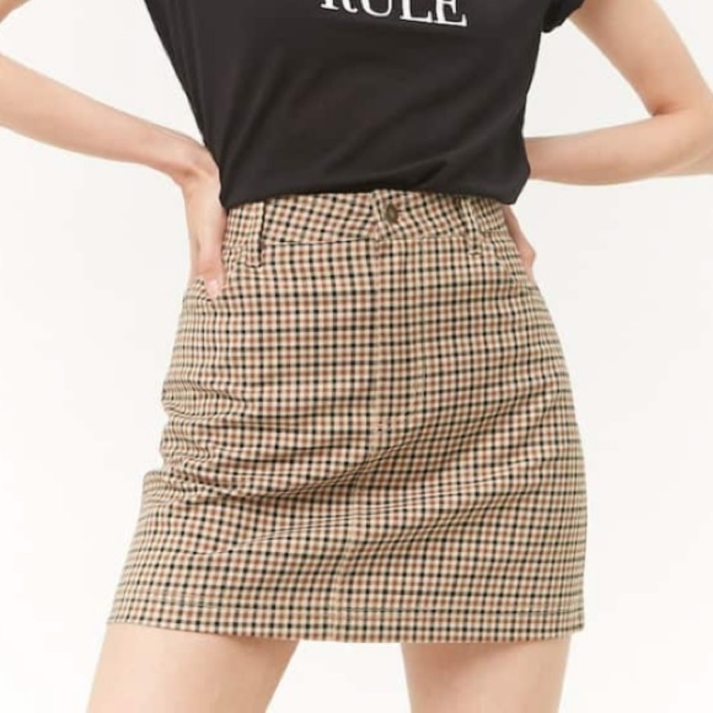 Ghingham A-line mini skirt